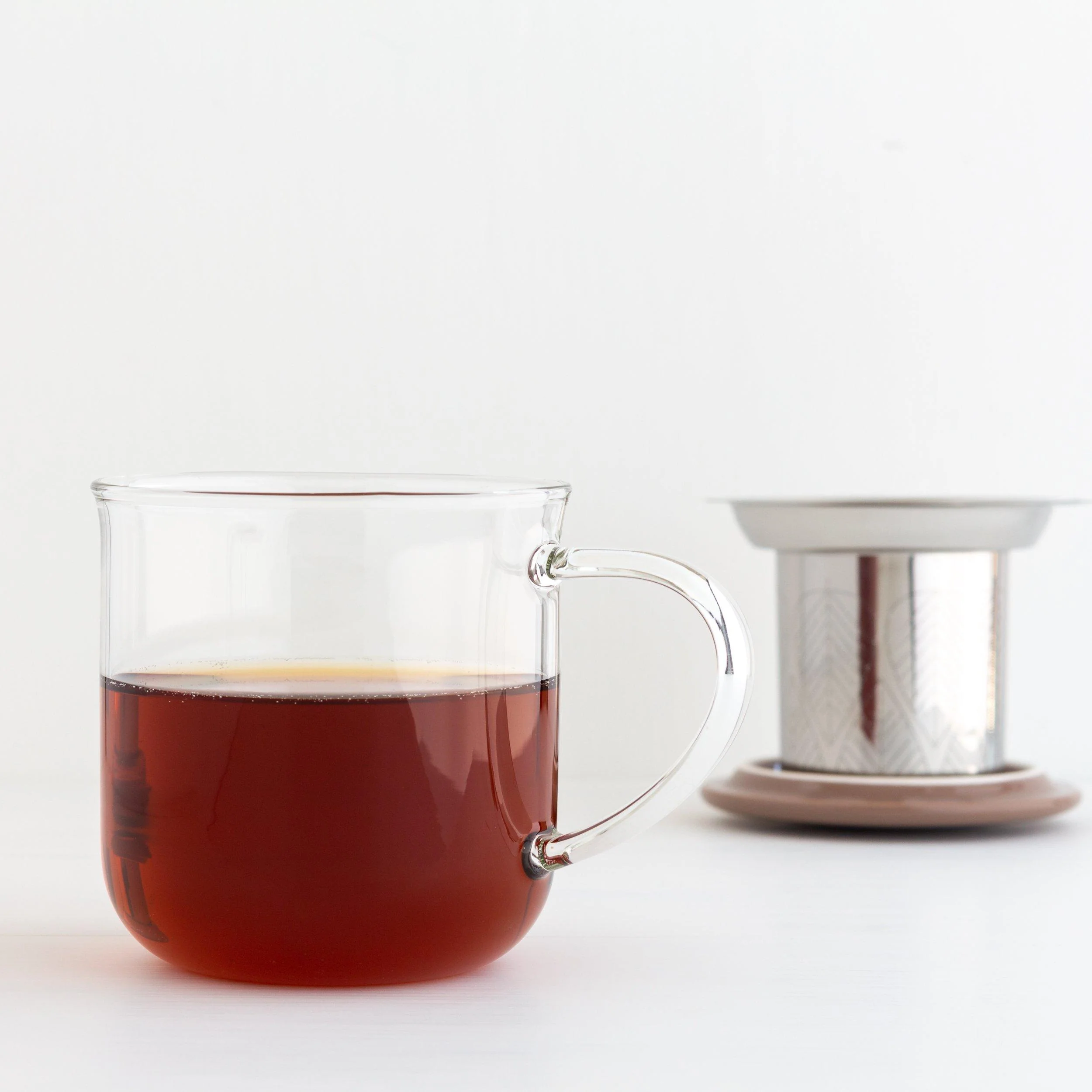 Glass Tea Infuser Mug - Image 3