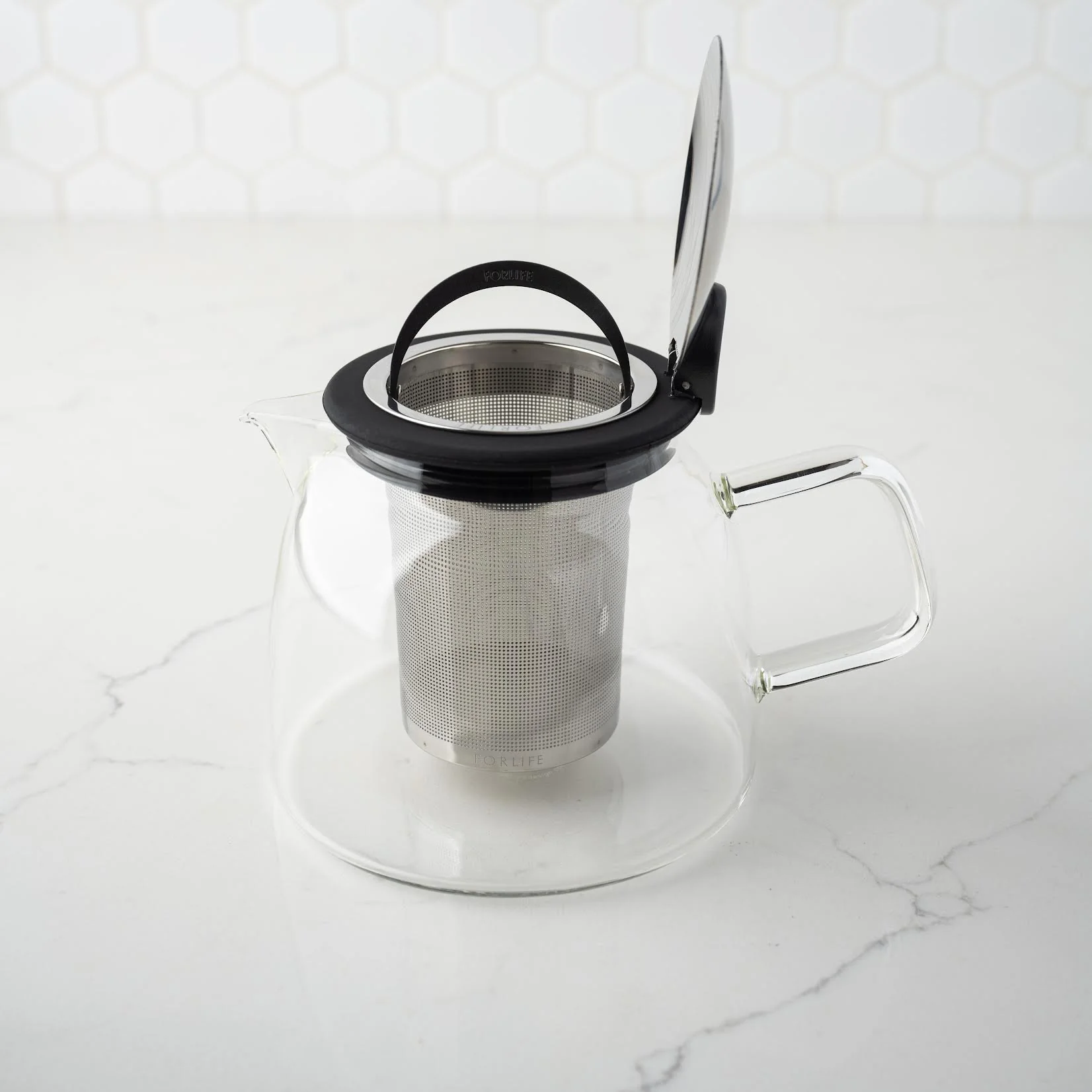Glass Teapot with Infuser - Image 4