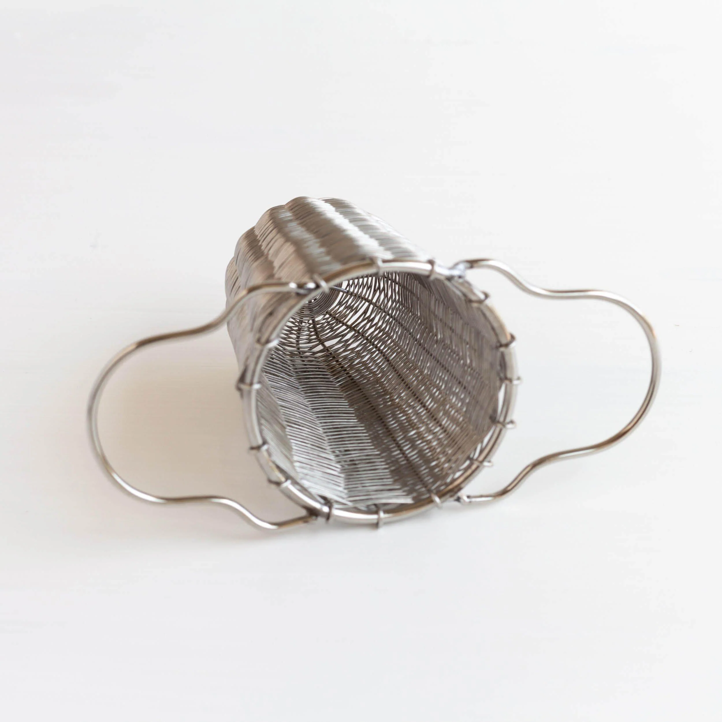 Hand Woven Metal Tea Strainer - Image 2