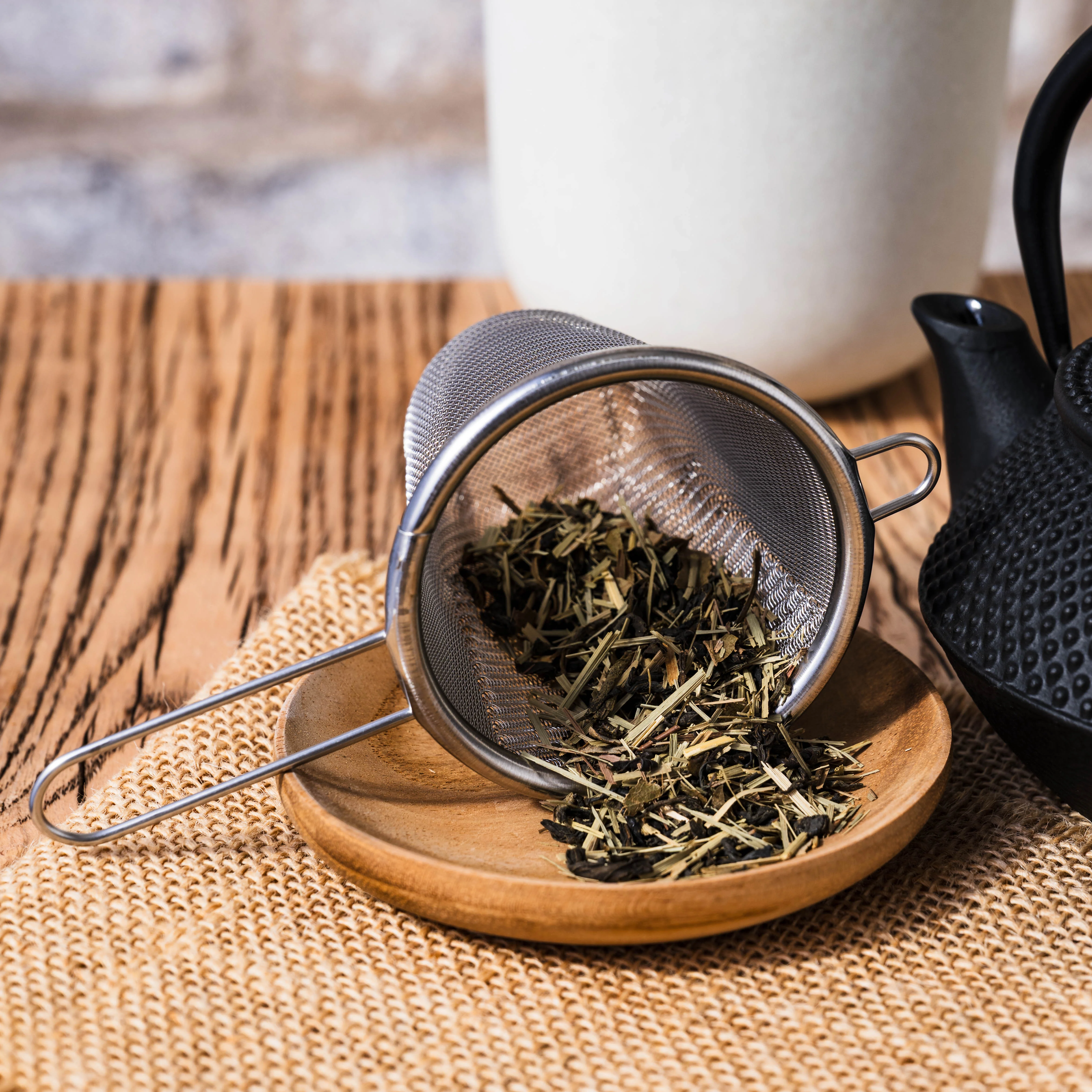 Japanese Flat Bottom Mesh Infuser - Image 3